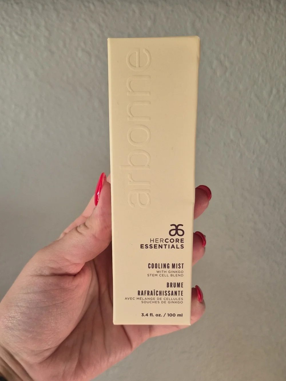 Arbonne HerCore Essentials Cooling Mist - NIB